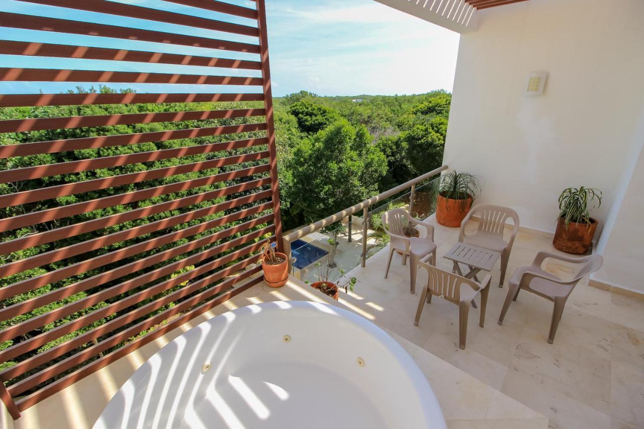 Exceptional 2Story Penthouse With Hot Tub And Rooftop Terrace In Bahia Principe Akumal Exteriér fotografie